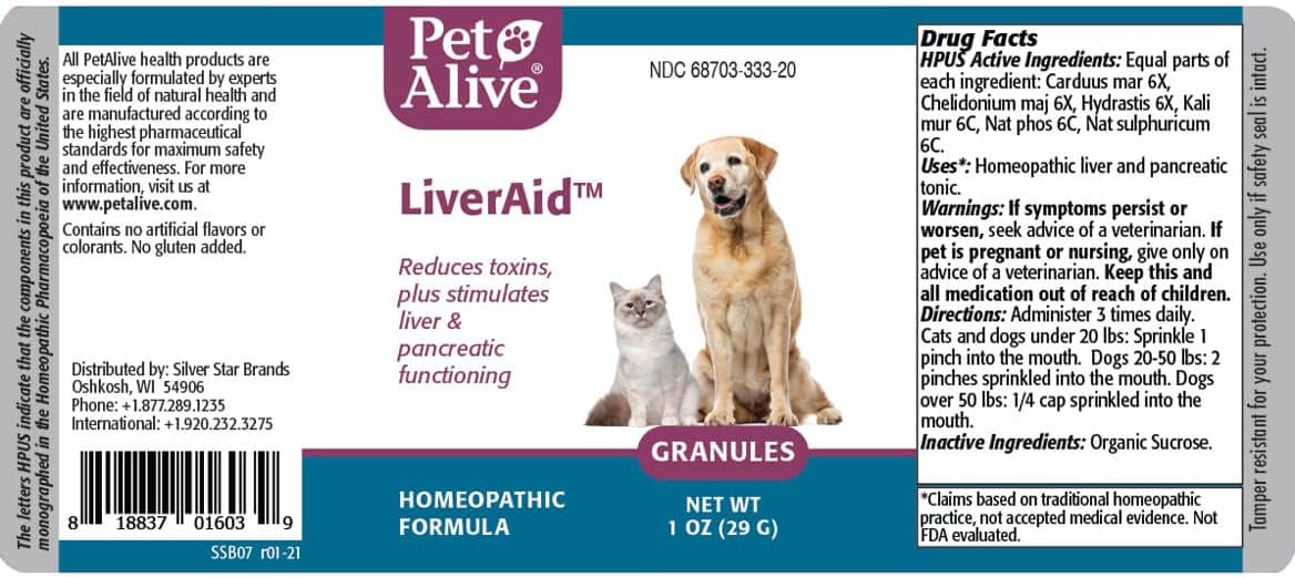 PetAlive LiverAid Granules - Pack of 2 - Natural Liver Support for Pets