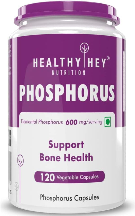 Phosphorus Supplement for Bone Health - 120 Vegetarian Capsules