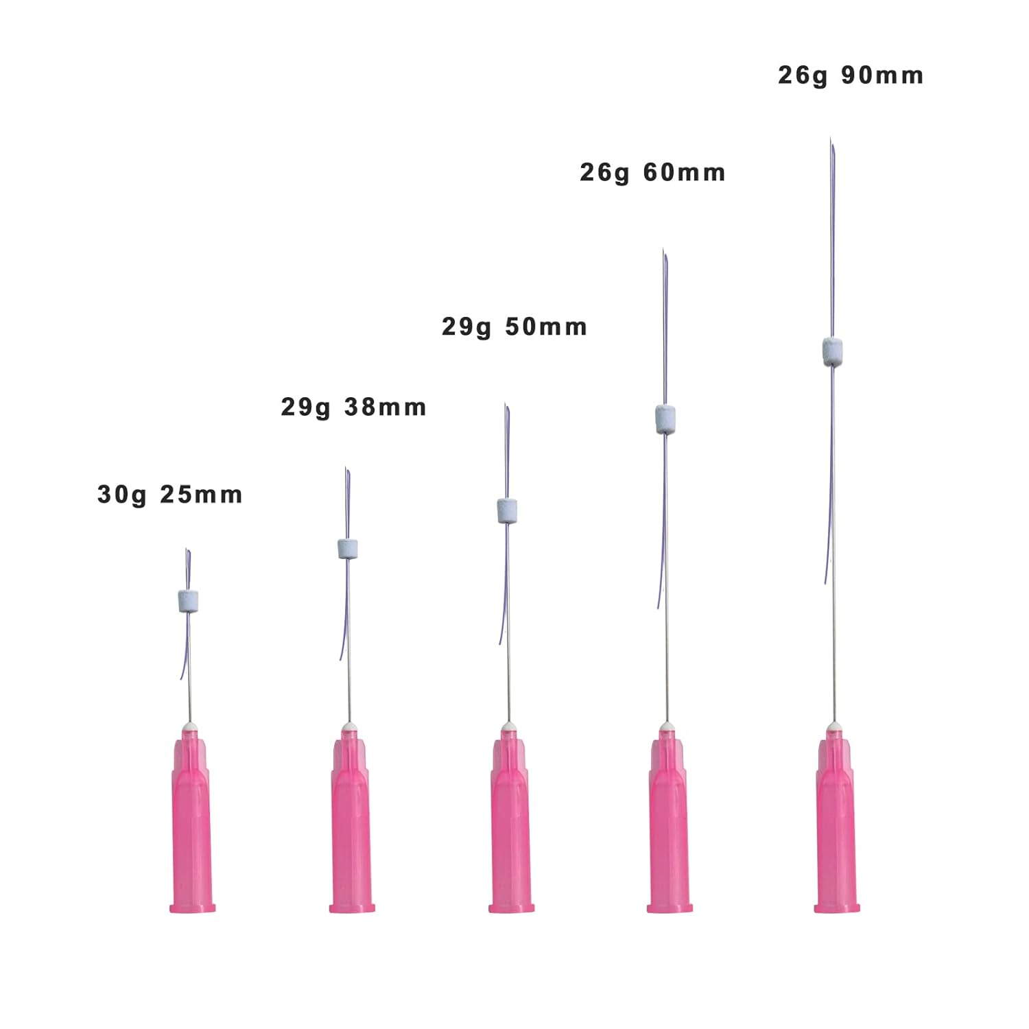 PHYMAT ACADA Face Lift PDO Threads Set - 26G60mm Mono & Smooth Threads for Thread Lift & Collagen Production - 20Pcs