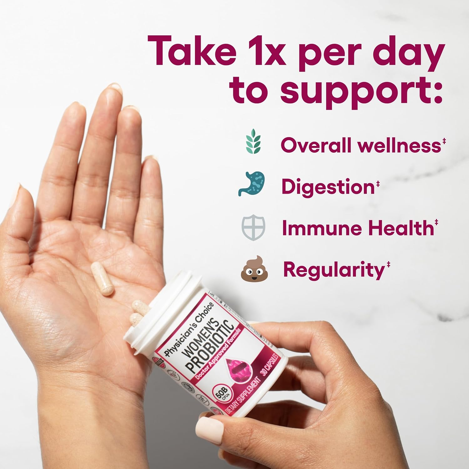 Physician's CHOICE Menopause Support Bundle - Women's Probiotic 60ct + Menopause Probiotic 30ct