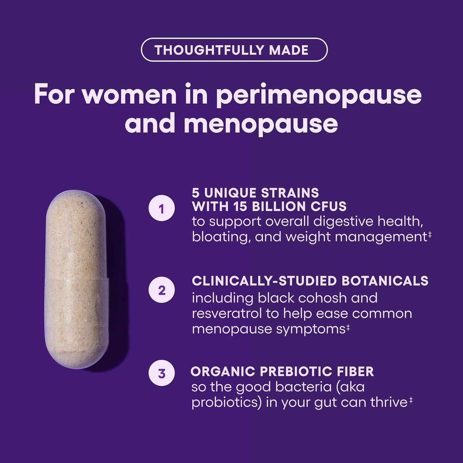 Physician's CHOICE Menopause Support Bundle - Women's Probiotic 60ct + Menopause Probiotic 30ct