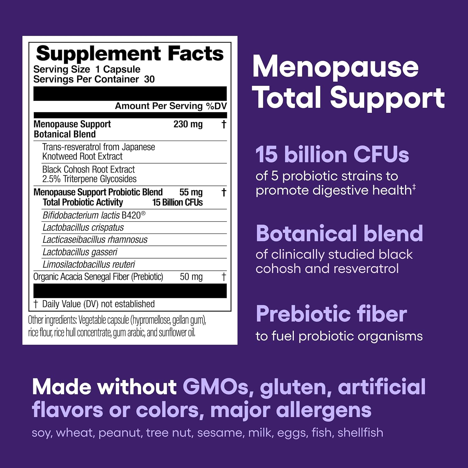 Physician's CHOICE Menopause Support Bundle - Women's Probiotic 60ct + Menopause Probiotic 30ct