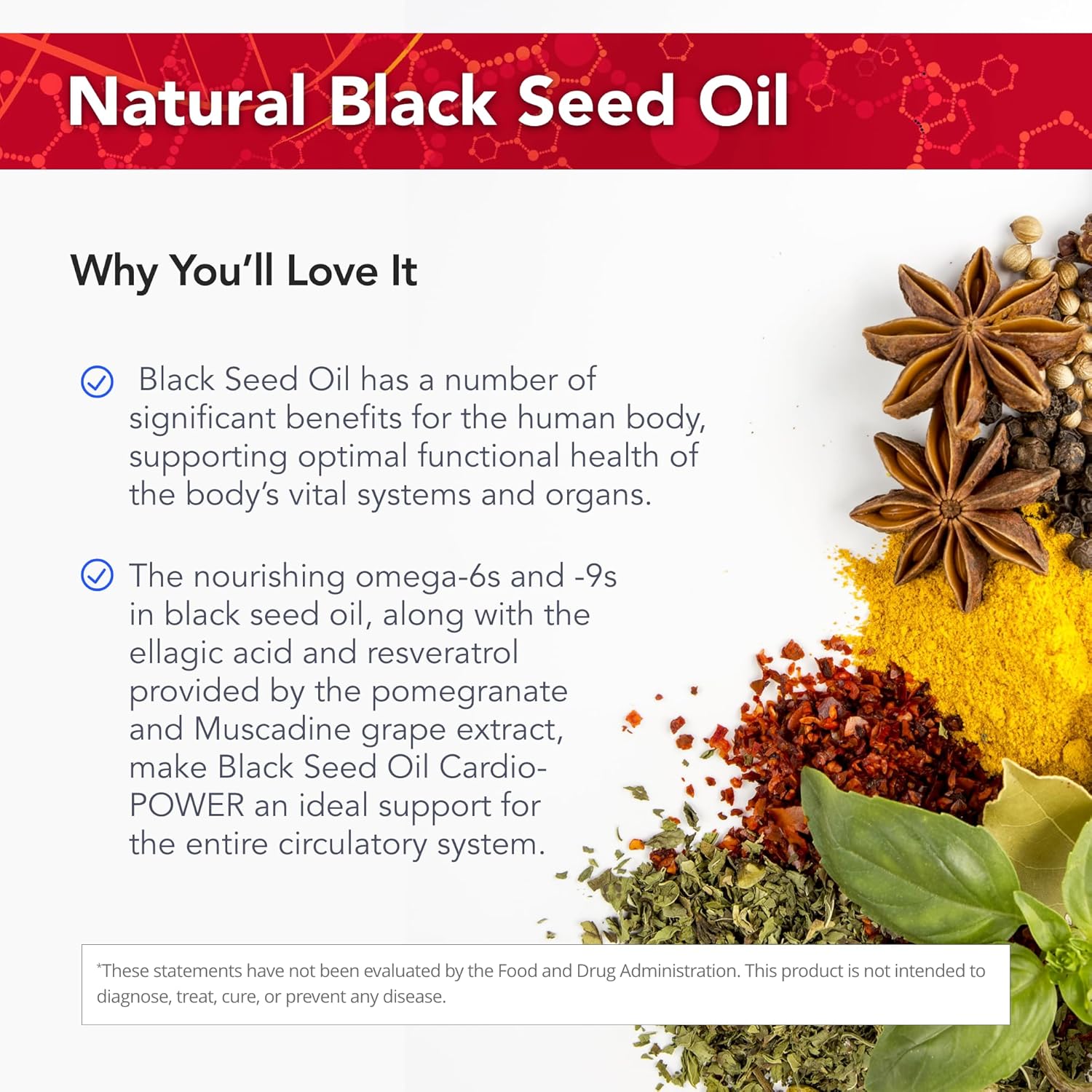 Physician's Strength Black Seed Cardio-Power 8 fl oz - Ellagic Acid and Resveratrol Supplement - Promotes Better Health - Non-GMO - 48 Servings