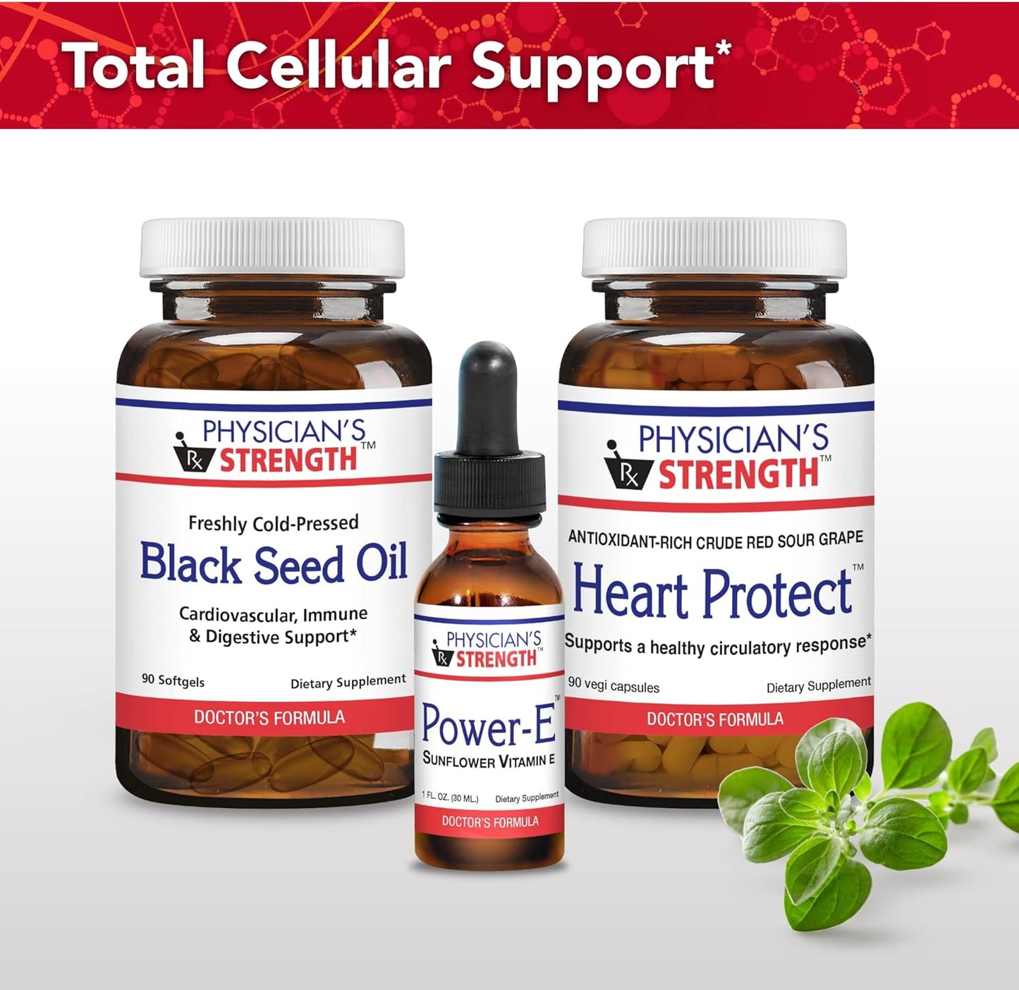 Physician's Strength Black Seed Cardio-Power 8 fl oz - Ellagic Acid and Resveratrol Supplement - Promotes Better Health - Non-GMO - 48 Servings