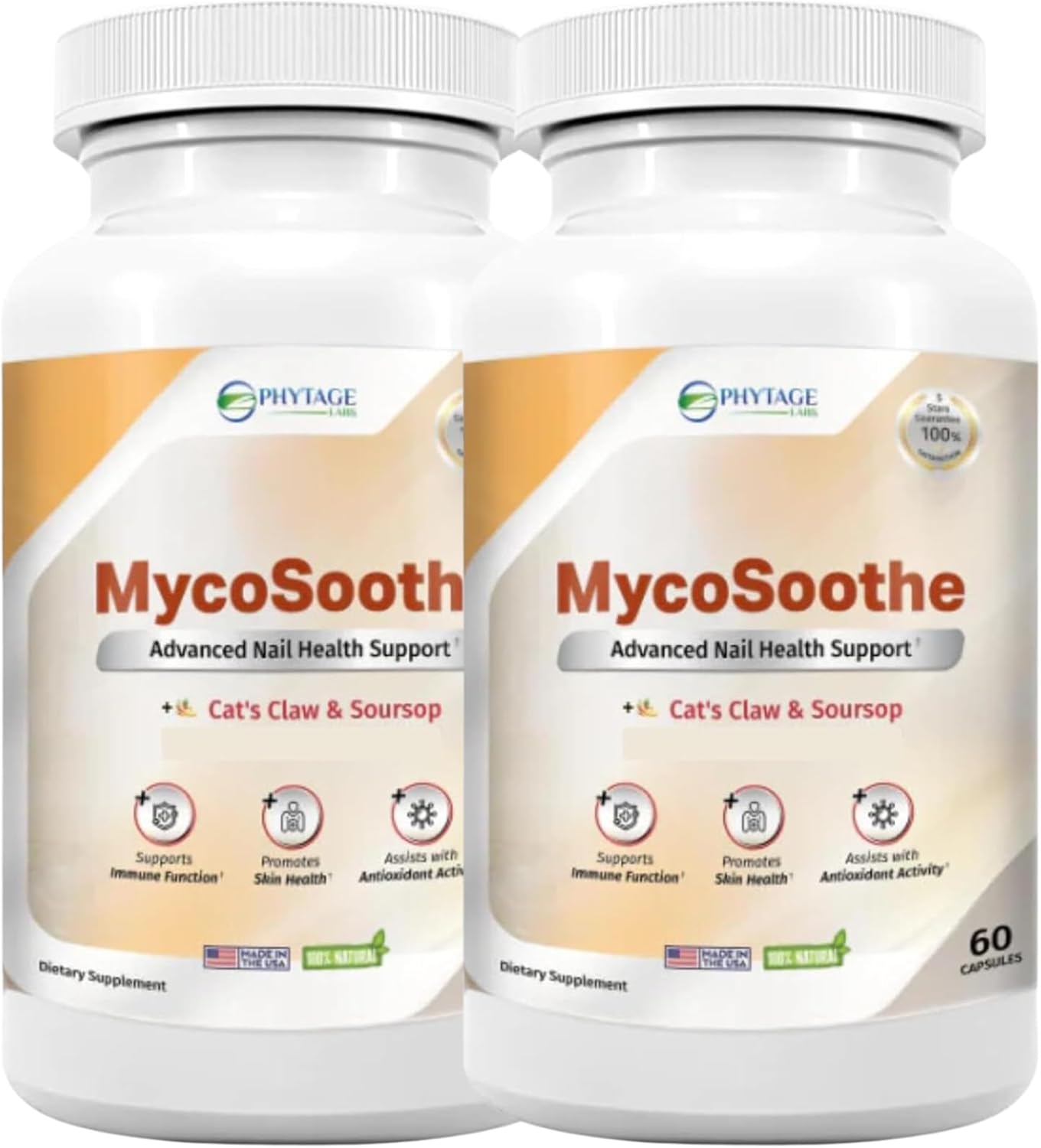 Phytage Labs MycoSoothe Advanced Hair, Skin, Nail & Immunity Support Formula - Buy 2 Pack Online