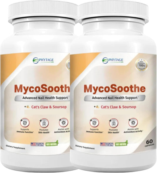Phytage Labs MycoSoothe Advanced Hair, Skin, Nail & Immunity Support Formula - Buy 2 Pack Online