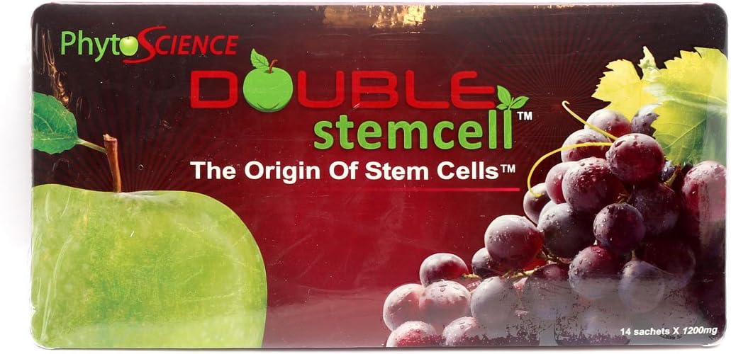 Phytoscience Double Stemcell Anti-Aging Formula with Apple & Grape Stem Cell - Fast Shipping