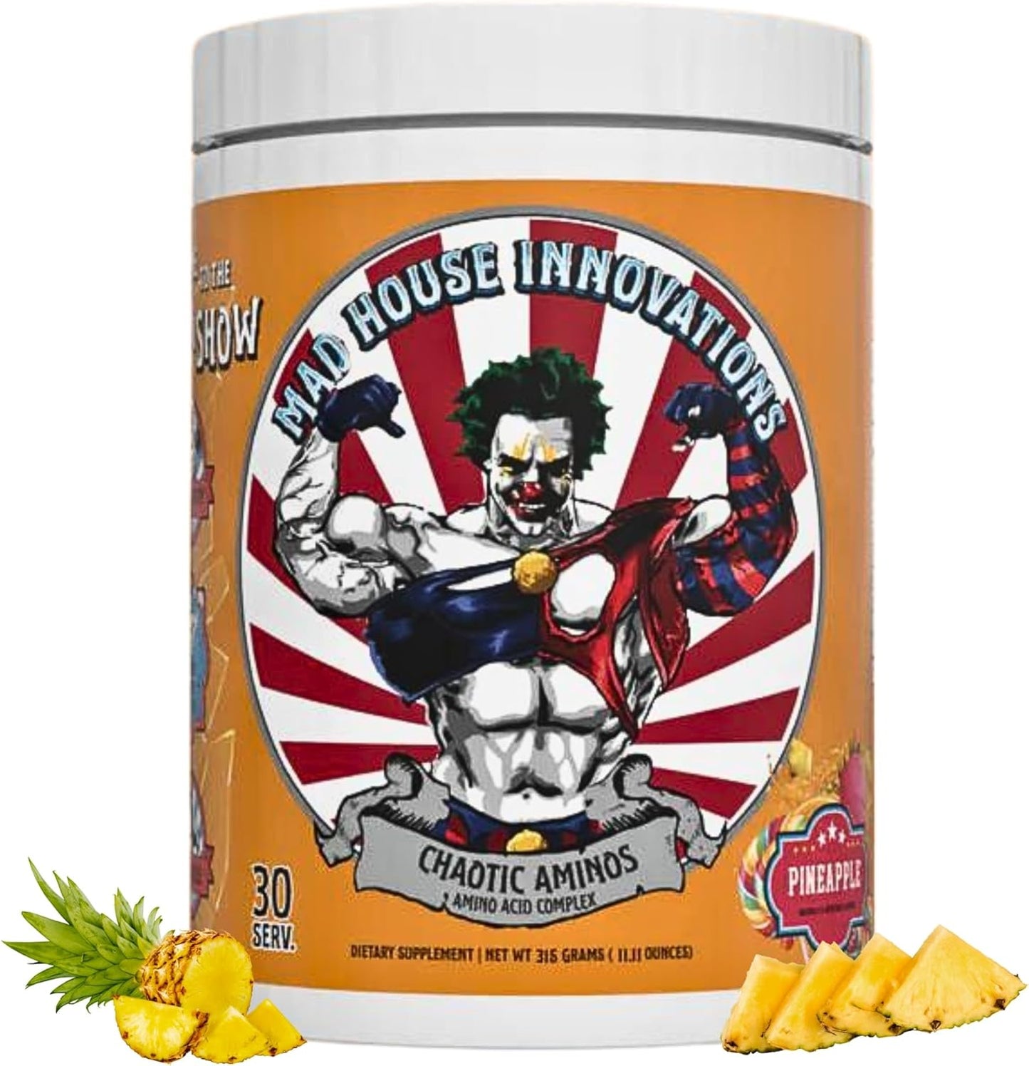 Pineapple Essential Amino Acid Complex Dietary Supplement for Muscle Recovery & Energy Production
