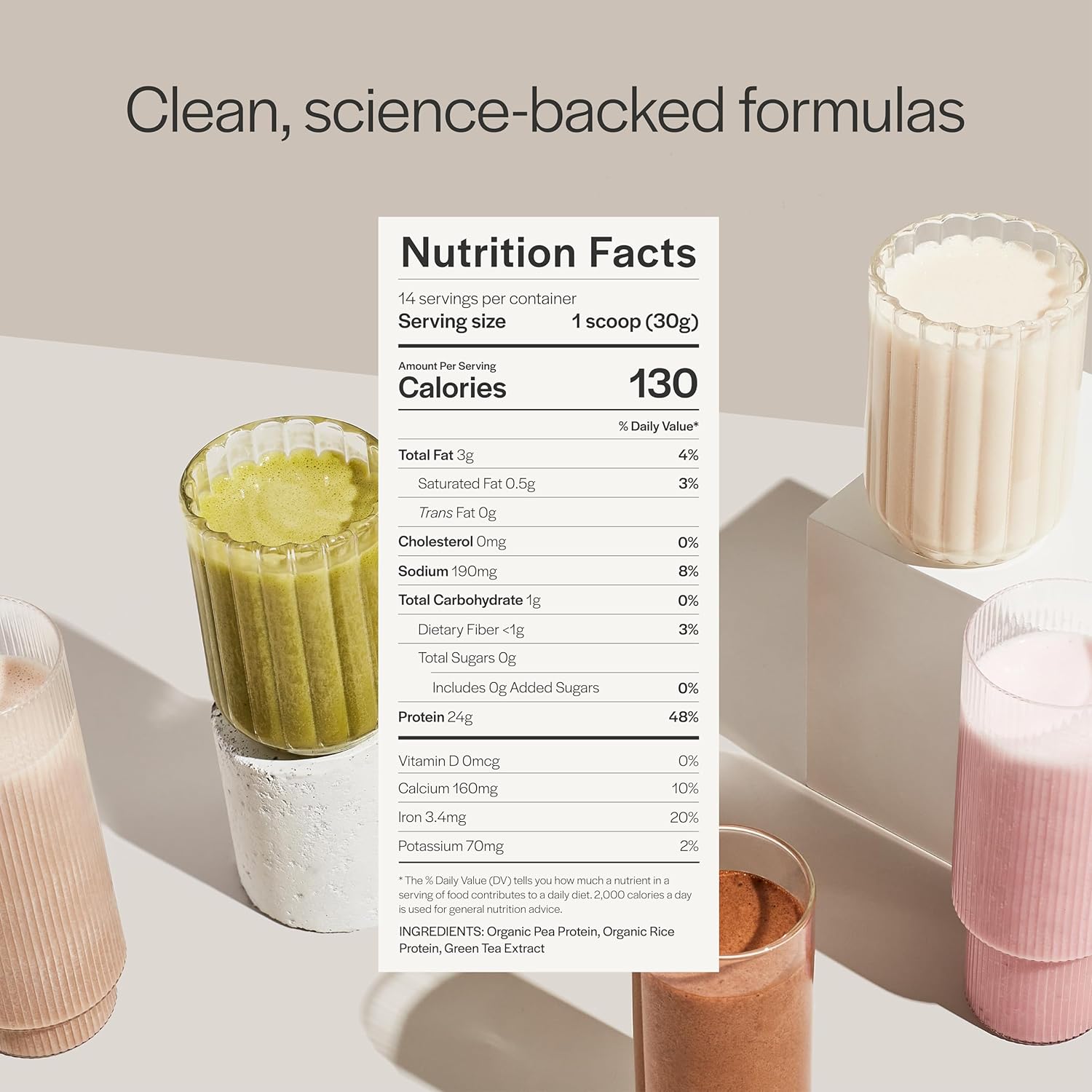 Plant-Based Protein Powder Bundle for Lean Muscle Gain, Post-Workout Support, Organic Ingredients with Unflavored Base and Flavor Boosts, 28 Servings