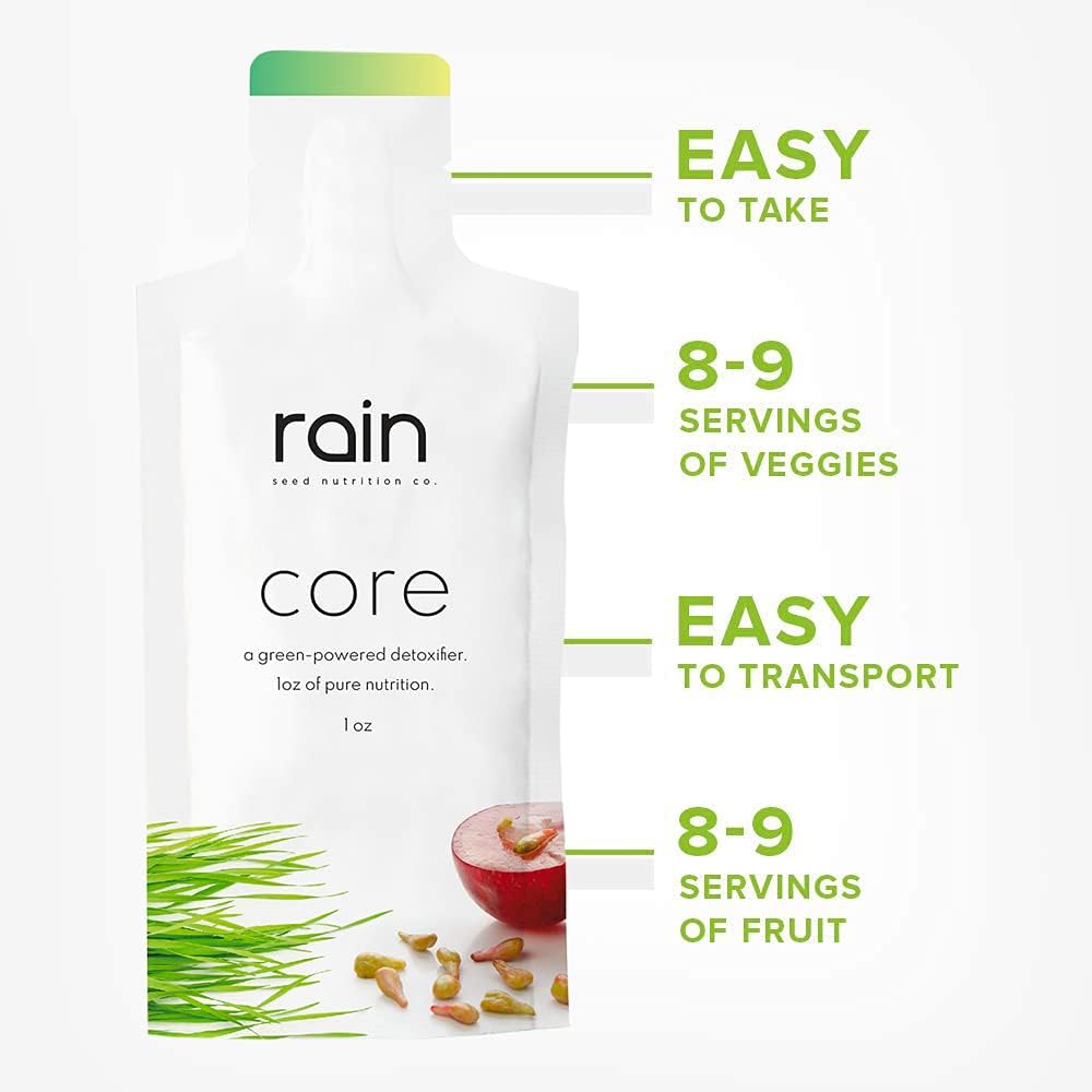 Plant-Based Seed Nutritional Supplement Bundle for Vitality and Health - Rain Core & Soul - Loaded with Nutrients - 1 Box Each