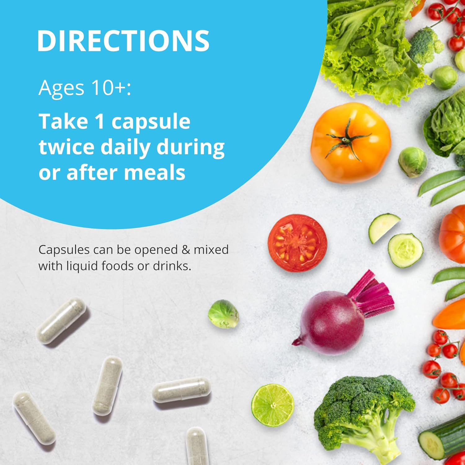 Plant-Based Vanilla Protein Powder & Bone Strength Formula Bundle - Immunity, Wellness, and Growth Support - 10 Servings Protein Powder & 60 Capsules Bone Strength Supplement