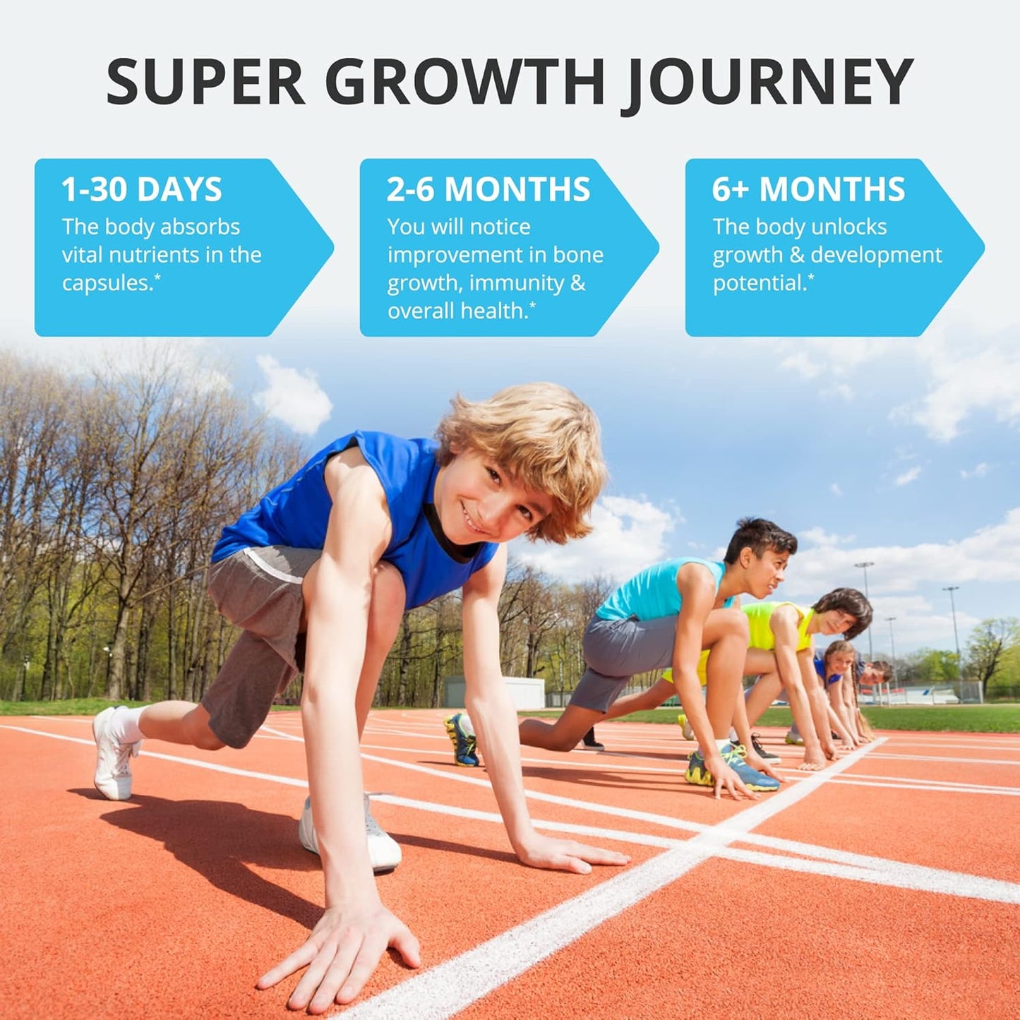 Plant-Based Vanilla Protein Powder & Bone Strength Formula Bundle - Immunity, Wellness, and Growth Support - 10 Servings Protein Powder & 60 Capsules Bone Strength Supplement