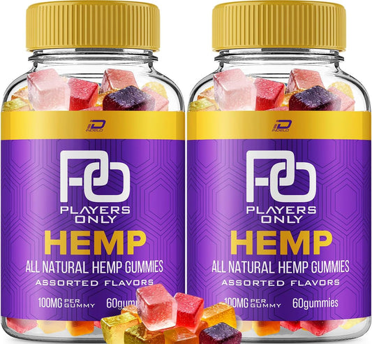 PlayersOnly metabolism booster Gummies with metabolism booster Seed Extract 2 Pack - 120 Gummies for Tinnitus Support and Wellness