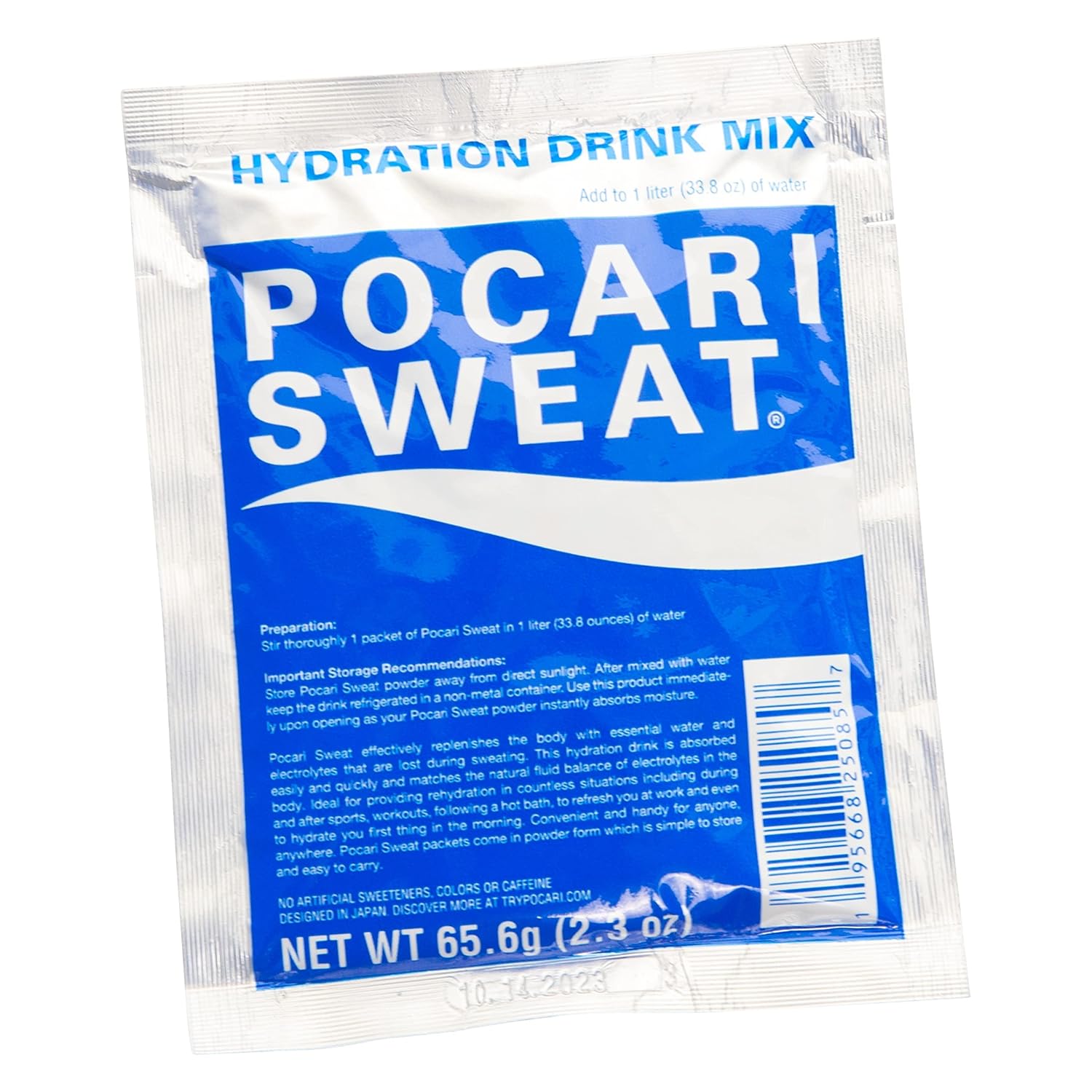 Pocari Sweat Powder - 20 Boxes, 5 Packets Each, 100 Total Packets, New in USA, Replenish Water & Electrolytes, Smart Hydration Drink from Japan
