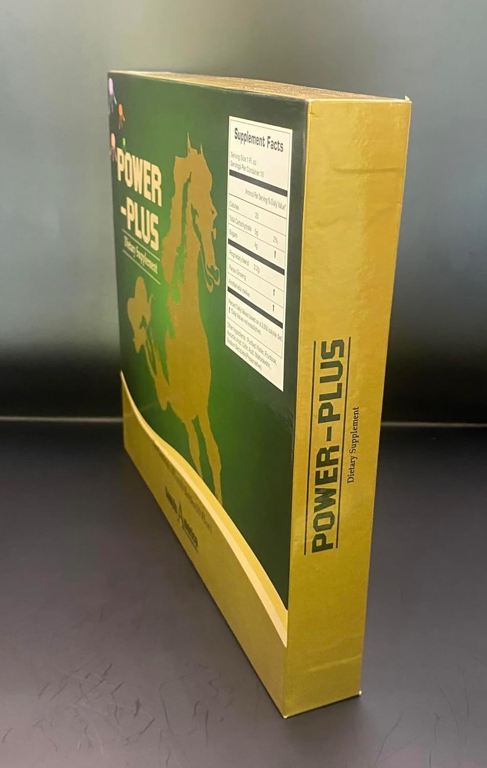 POWER-PLUS Ginseng Energy Drink with Extra Strength - 1oz X 10 Bottles