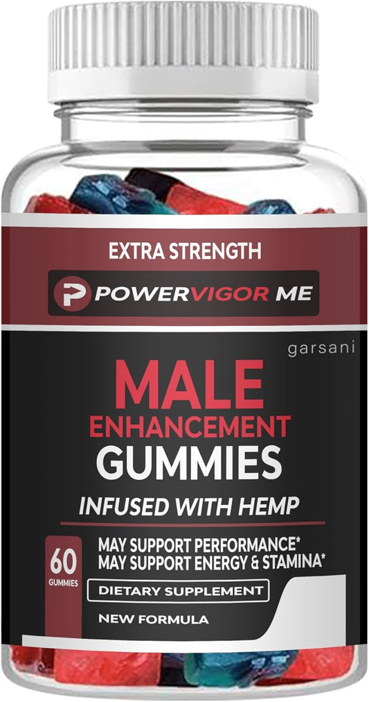 Power Vigor Me metabolism booster Male Gummies - Single Bottle with 60 Gummies