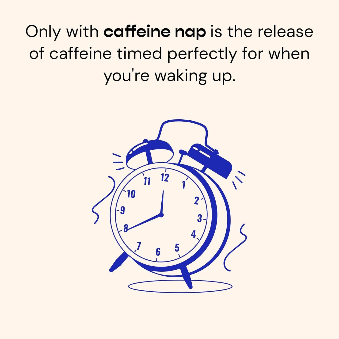 Powerful Delayed Release Caffeine Nap Supplement for Energy & Focus - 60 Tablets