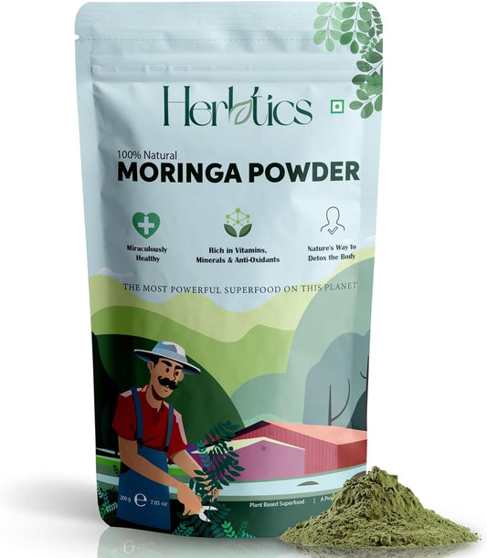 Powerful Natural Detox with Nutrient-Rich Plant Based Protein from Moringa Oleifera - The Ultimate Superfood