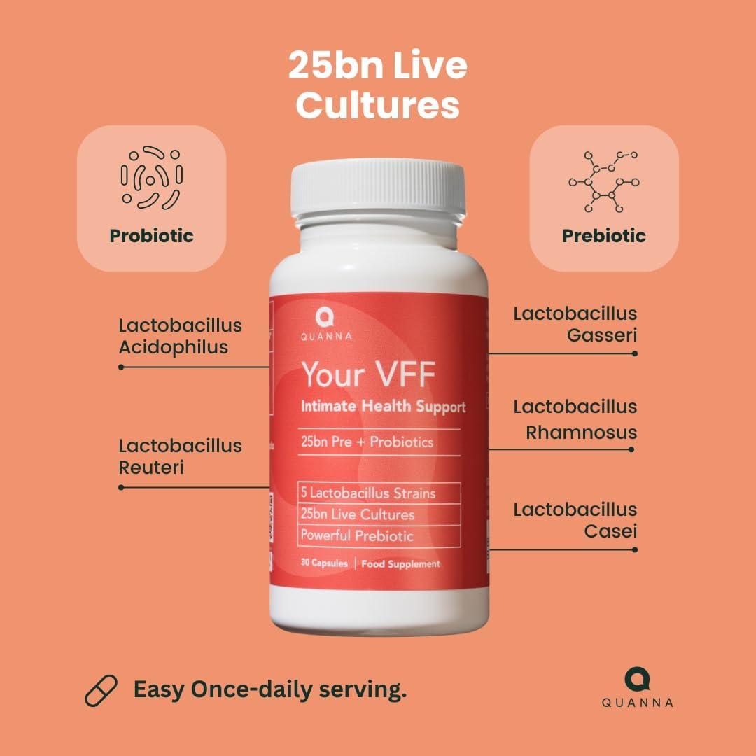 Powerful Vaginal Probiotics for Women | Promotes Vaginal & Urinary Tract Health | 25 Billion Lactobacillus Cultures | Includes Prebiotic | 30 Count