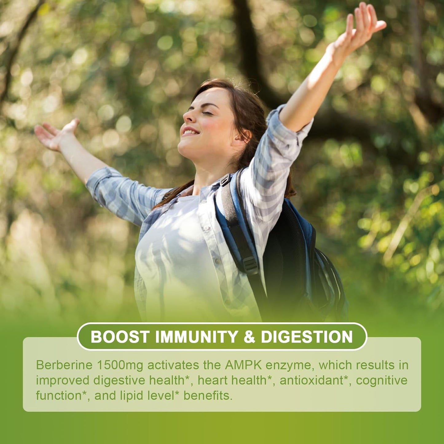 Premium Alliwise Berberine Liquid Drops with Ceylon Cinnamon & Bitter Melon - 1500mg Immune & Digestive Support