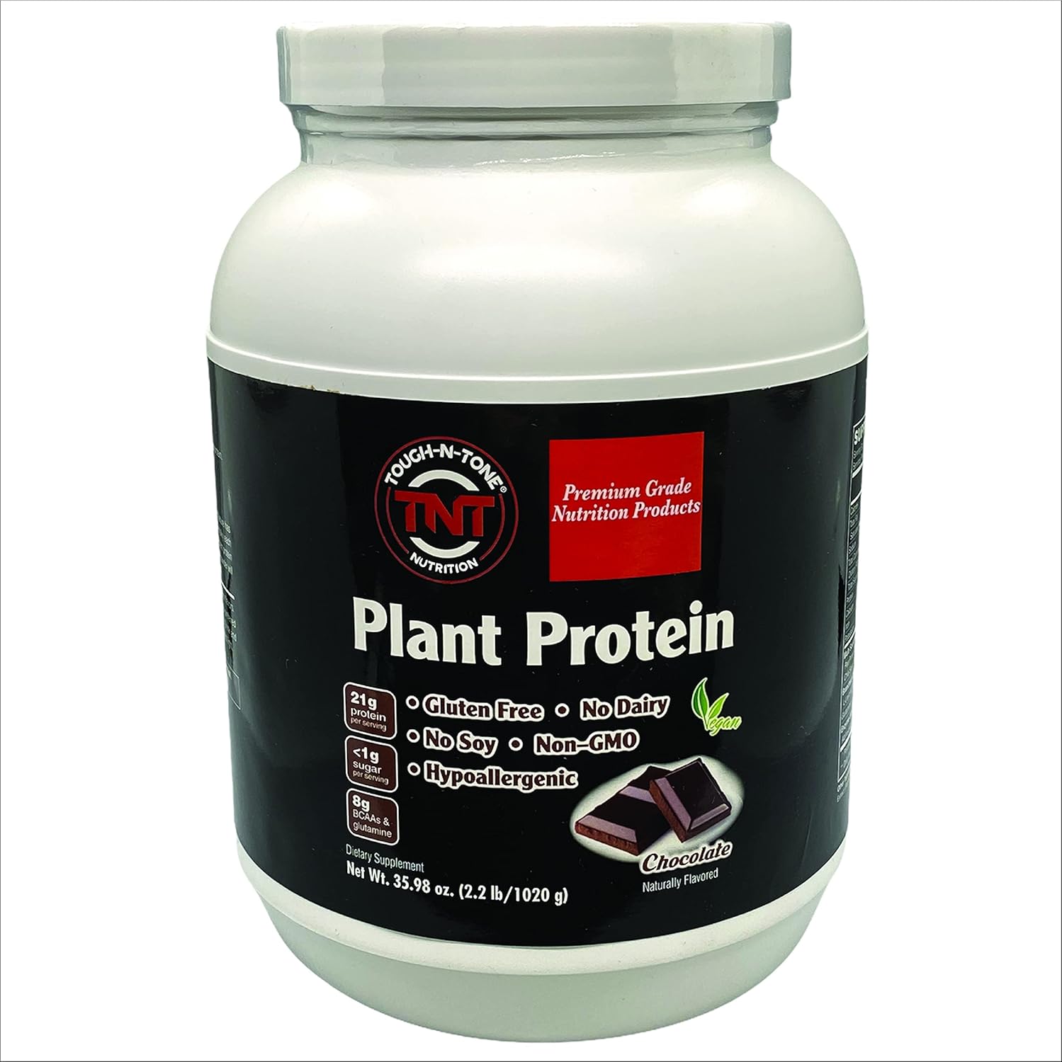 Premium Chocolate Vegan Shake with Plant Protein, Omega-3 EFAs, Peas, Cranberry, Chia, and Sacha Inchi - Vegan & Vegetarian, Dairy/Wheat/Gluten/Soy-Free