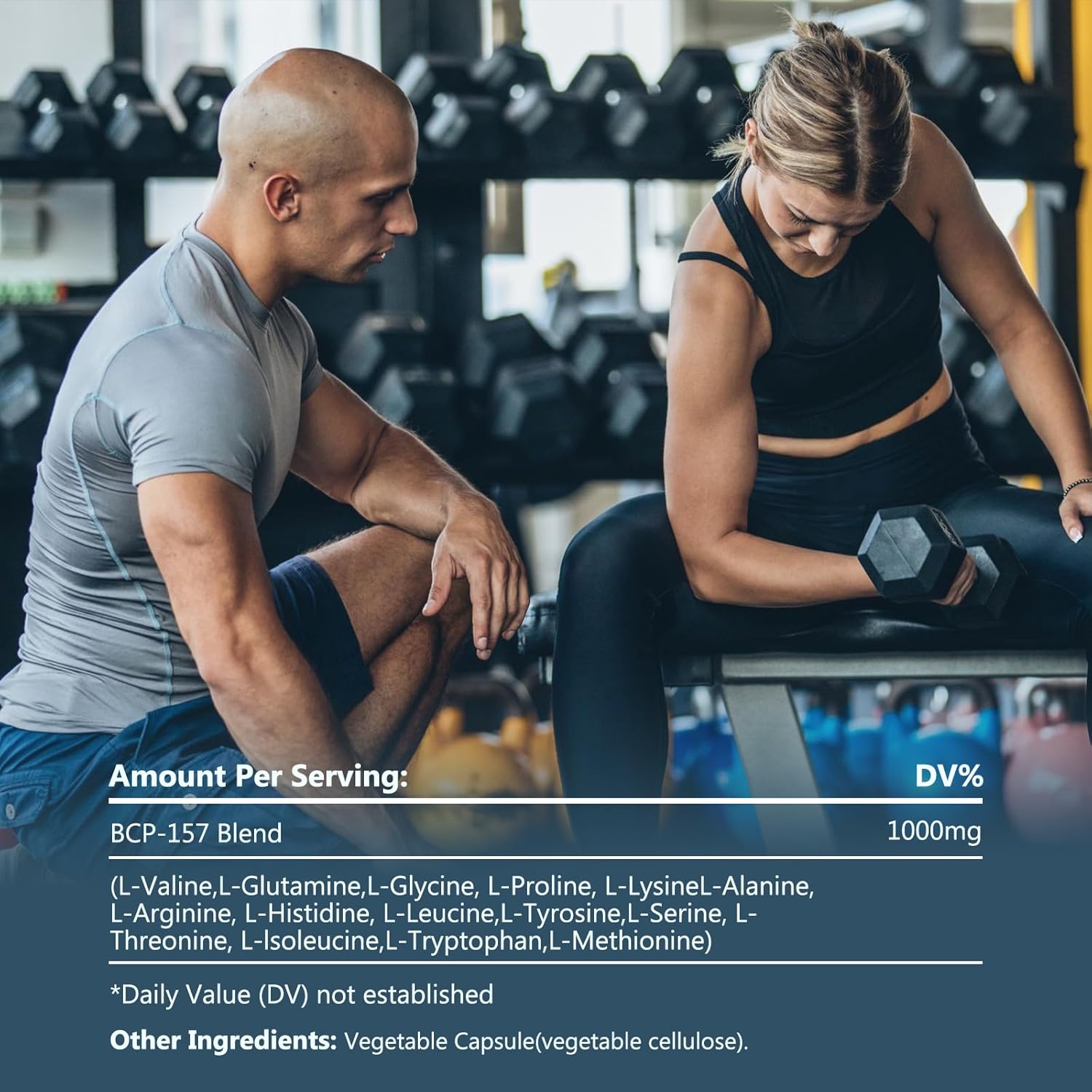 Premium COUTUREBRIDAL 1000mcg Muscle & Workout Supplement 60 Capsules - Single Pack