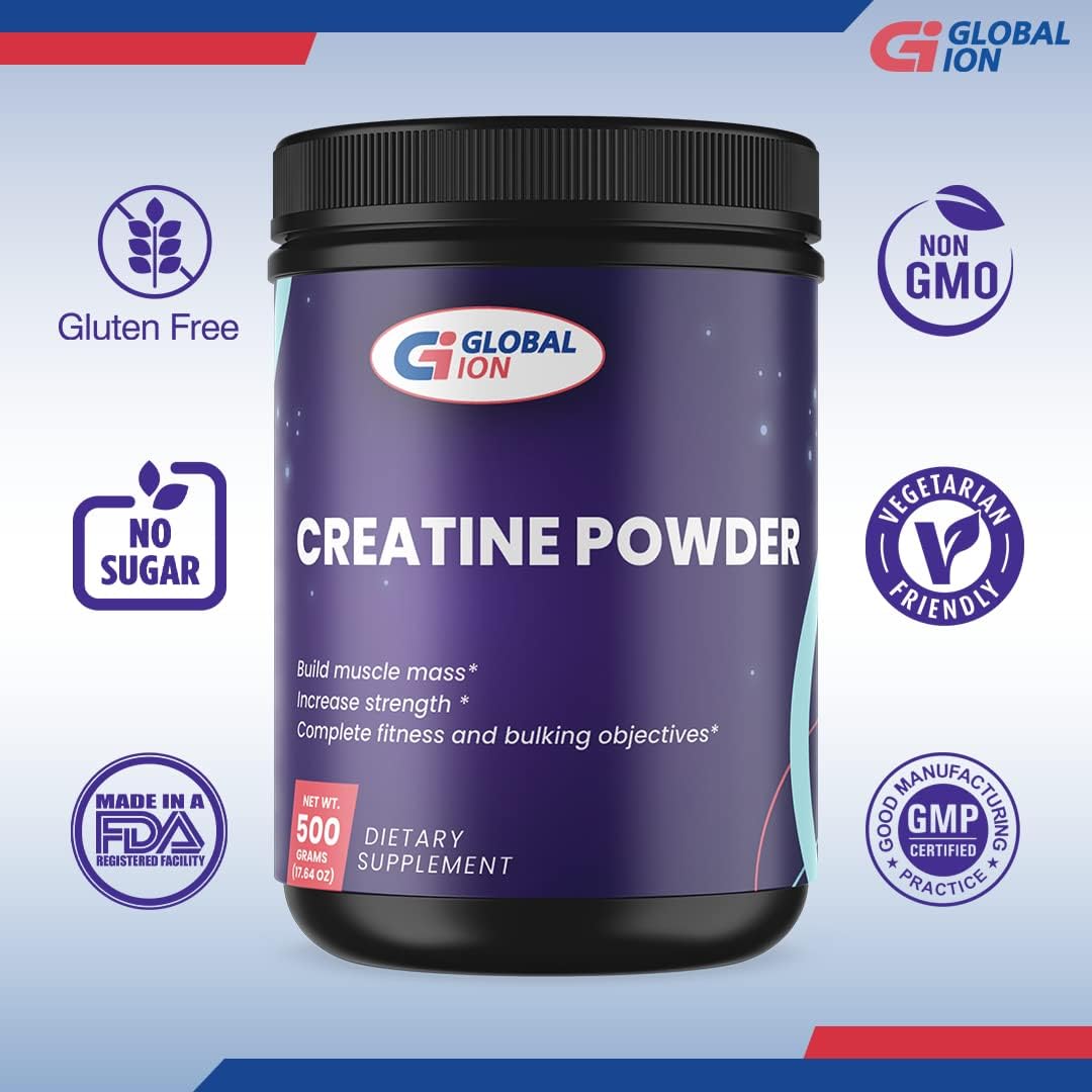 Premium Global Ion Creatine Powder for Enhanced Muscle Growth and Performance