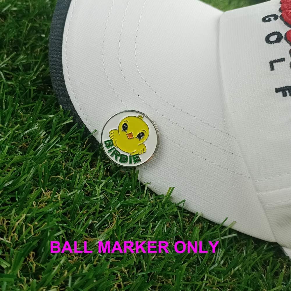 Premium Golf Ball Marker Value Set with Hat Clips for Men and Women Golfers - 4 Mixed Markers Included