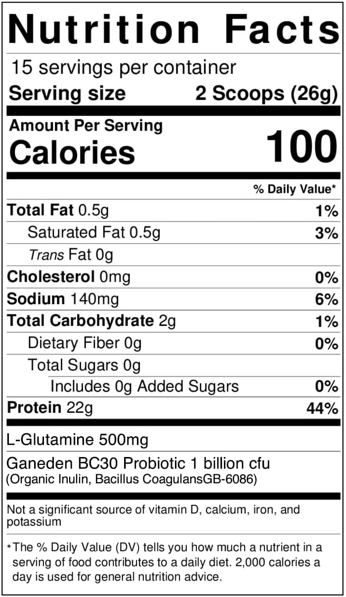 Premium Grass Fed Beef Protein Powder - 15 Servings, Unflavored, Paleo, Non-GMO, Gluten Free, Dairy Free, Keto Friendly, No Artificial Additives