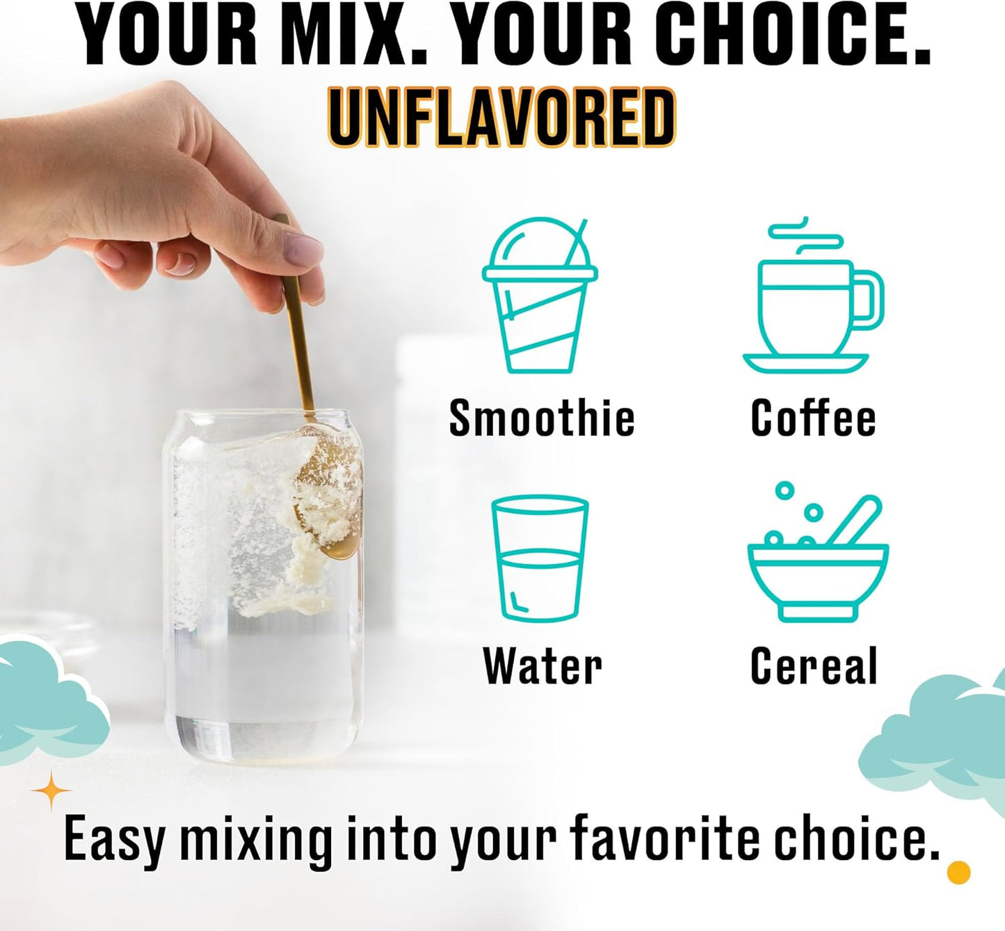 Premium Grass-Fed Bovine Colostrum Powder for Immune & Gut Health Support - Energy, Recovery, Hair, Skin, Nails - 100% Natural, Unflavored - 60g