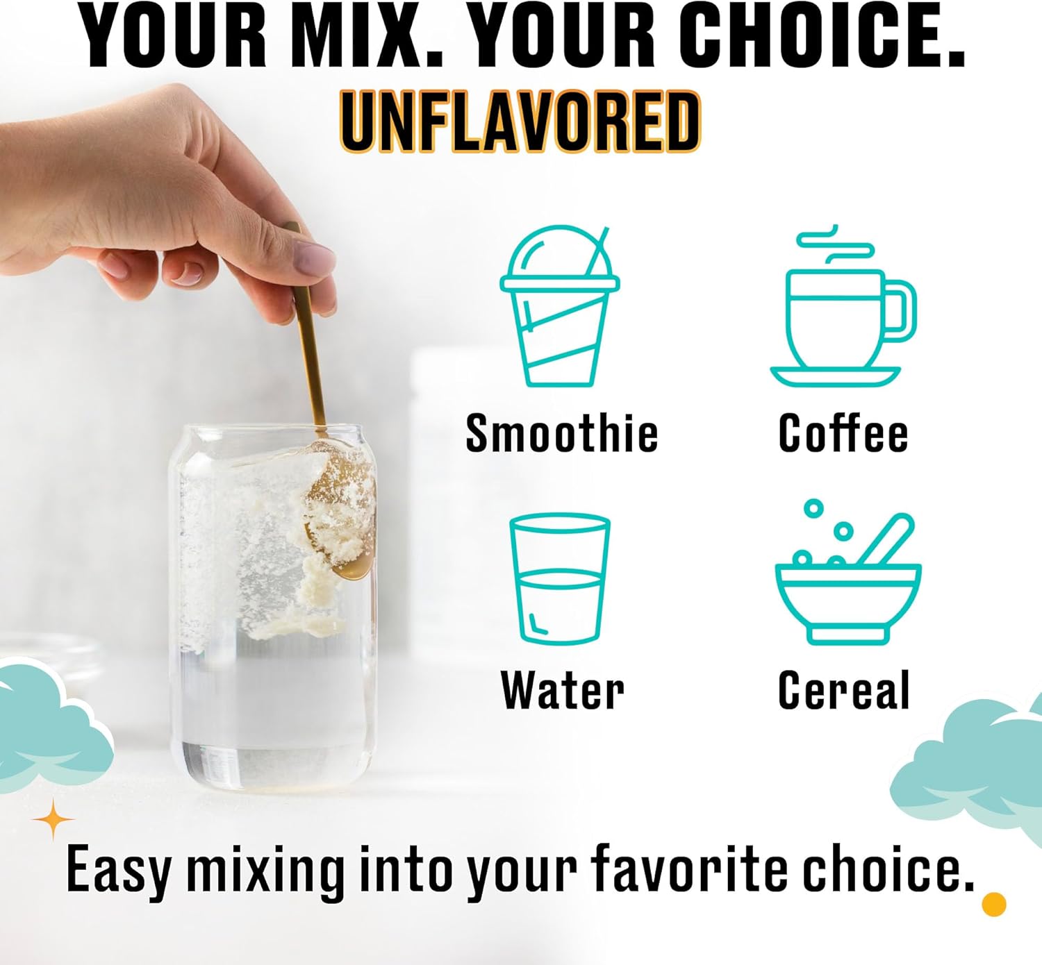 Premium Grass-Fed Bovine Colostrum Powder for Immune & Gut Health Support - Energy, Recovery, Hair, Skin, Nails - 100% Natural, Unflavored - 60g