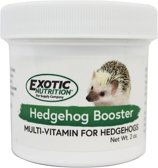 Premium Hedgehog Multivitamin Supplement - Essential Vitamins & Minerals for Pet Hedgehogs - Powdered Formula (2 oz)