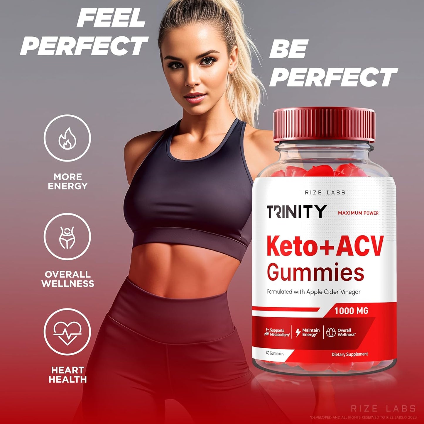 Premium Keto + ACV Gummies for Advanced  Slimming Formula  - Pack of 2, Natural Apple Cider Vinegar Supplement - 120 Gummies, 500 mg