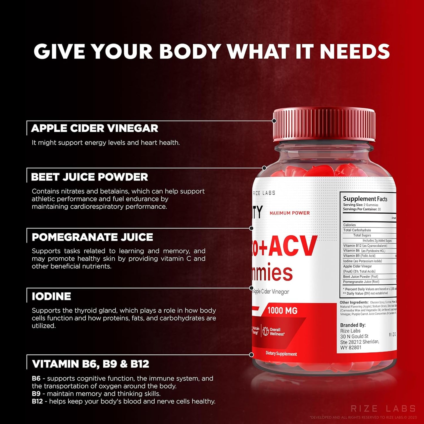 Premium Keto + ACV Gummies for Advanced  Slimming Formula  - Pack of 2, Natural Apple Cider Vinegar Supplement - 120 Gummies, 500 mg