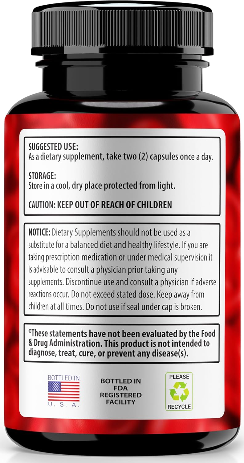 Premium NutraRize Clear Flux Capsules - 5 Pack Blood Vessel Cleaner for Healthy Circulation - Natural Support with 300 Capsules