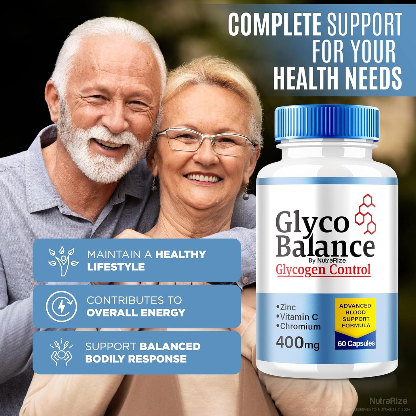 Premium NutraRize Glyco Balance Capsules - 3 Pack (180 Capsules) | All Natural Formula for Glycogen Support and Overall Health - Review of GlycoBalance Pro Pastillas