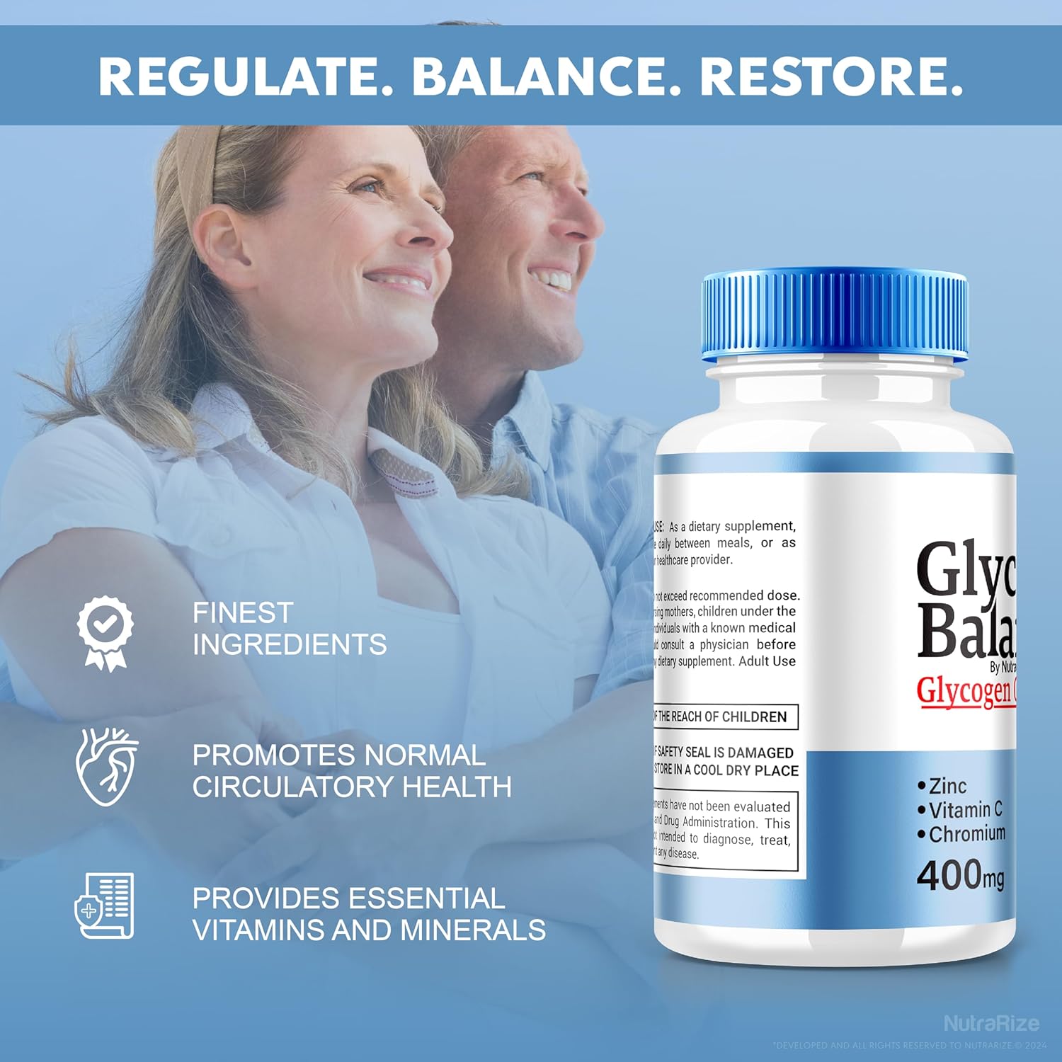 Premium NutraRize Glyco Balance Capsules - 3 Pack (180 Capsules) | All Natural Formula for Glycogen Support and Overall Health - Review of GlycoBalance Pro Pastillas