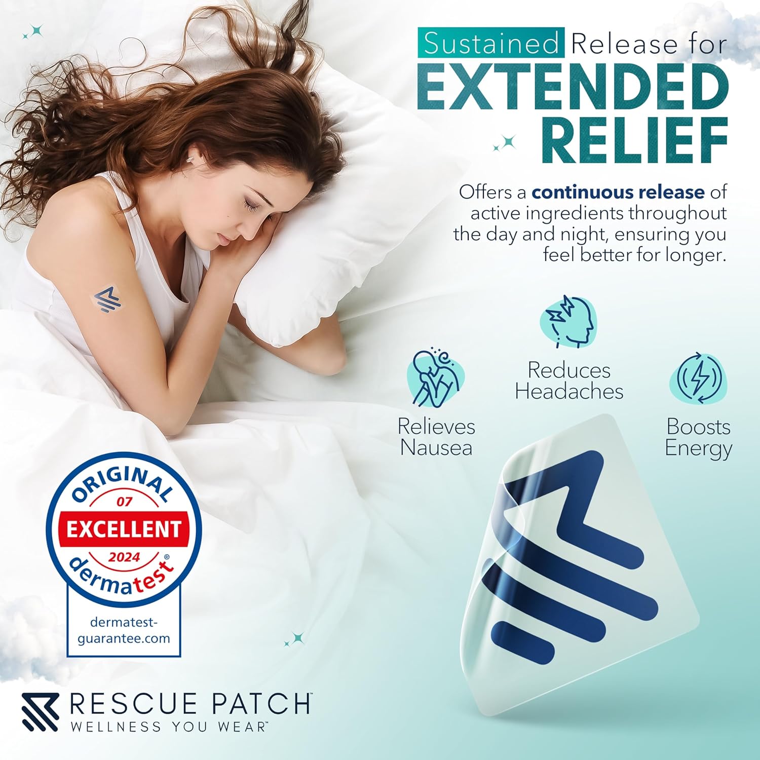 Premium Relief Patches for Ultimate Party Recovery - Fast Relief Kit (1, 4 Count)