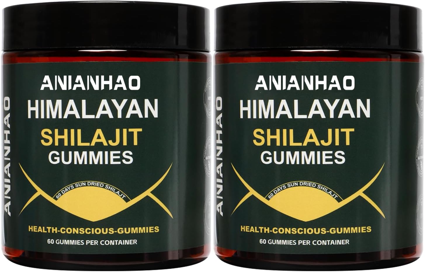 Premium Shilajit Gummies with PrimaVie for Energy & Focus - 120 Count