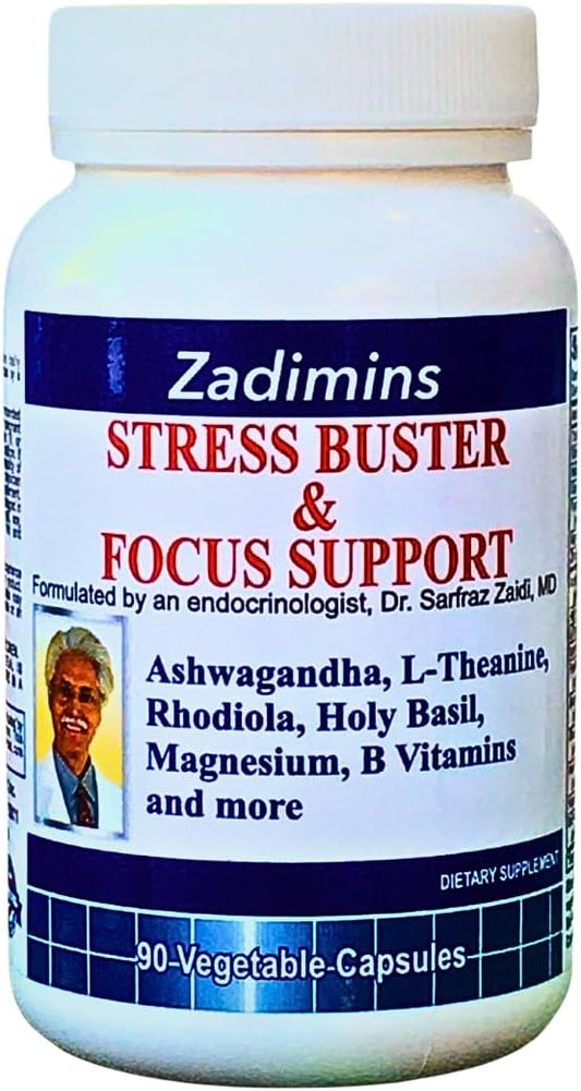Premium Stress Relief Blend - 17 Natural Herbs & Vitamins for Calmness & Relaxation