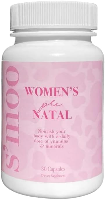 Prenatal Vitamins for Women with Iron, Vitamin D, Calcium & More - Supports Healthy Pregnancy & Baby Development - 30 Capsules