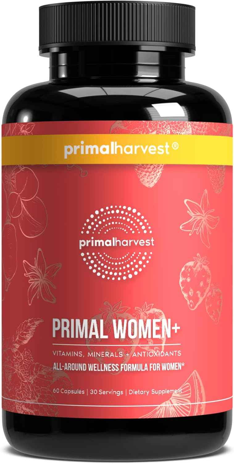 Primal Harvest Multivitamin & Collagen Powder Supplements for Women, Bundle