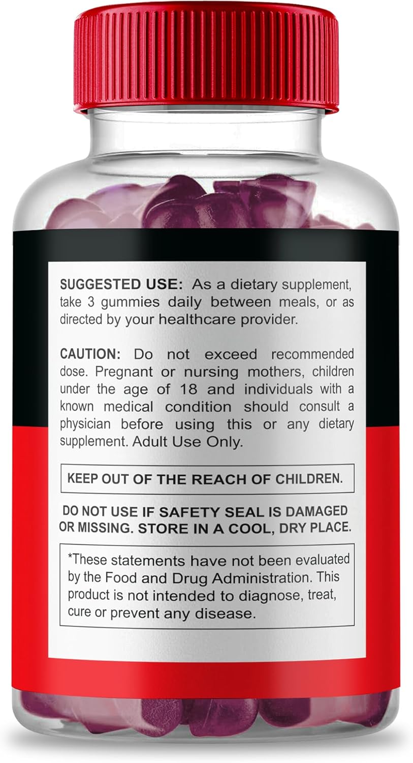 PrimalTesto Maximum Strength Supplement Gummies - Advanced Overall Health Performance - 3 Pack Reviews Included