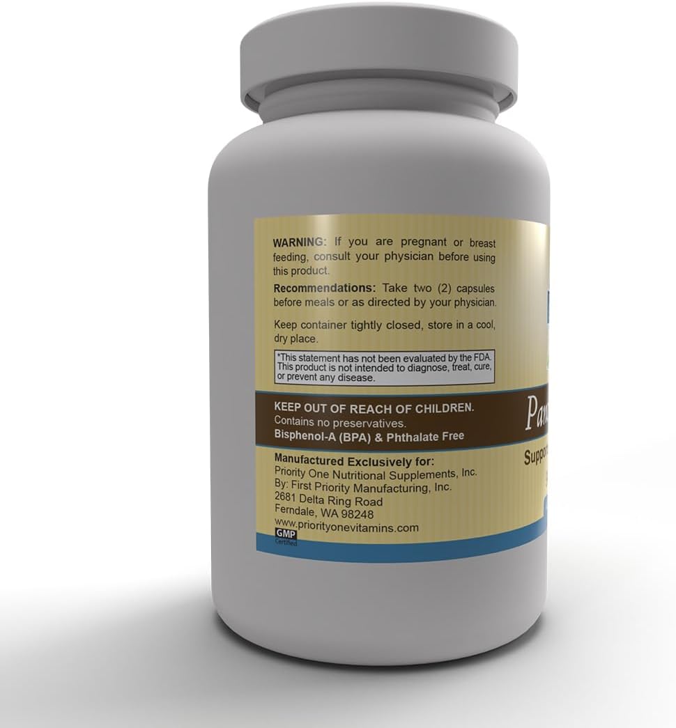 Priority One Vitamins Pancreas 10xtra 90 Capsules - Natural Digestive Enzyme Support for Healthy Digestion*