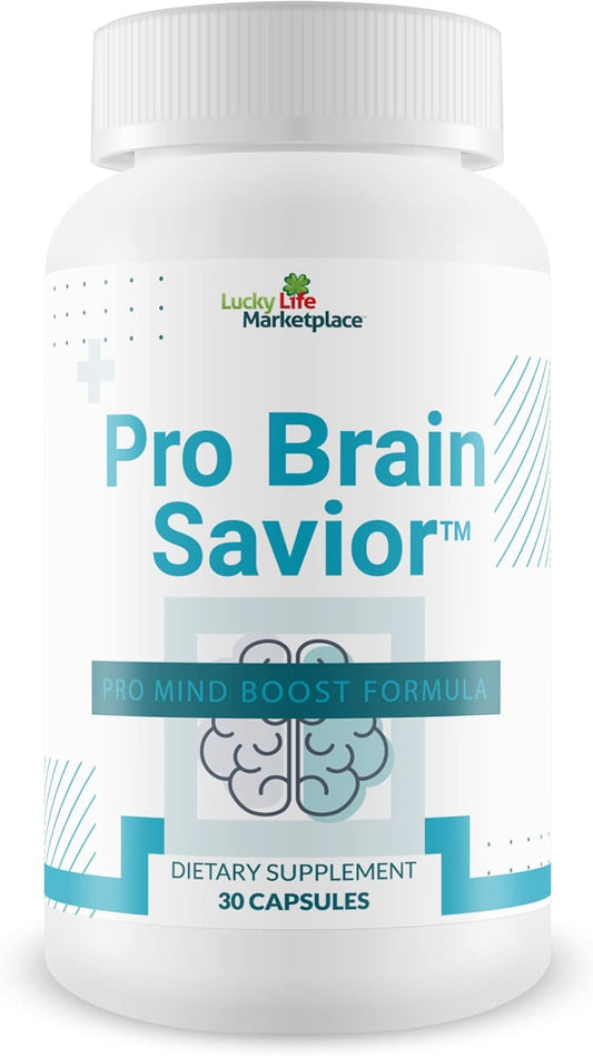 Pro Mind Boost Nootropic Brain Supplement for Memory, Focus, and Clarity - Study Pills with Bacopa, Niacin, Caffeine, L-Theanine, and GABA - Enhance Memory Retention and Learning
