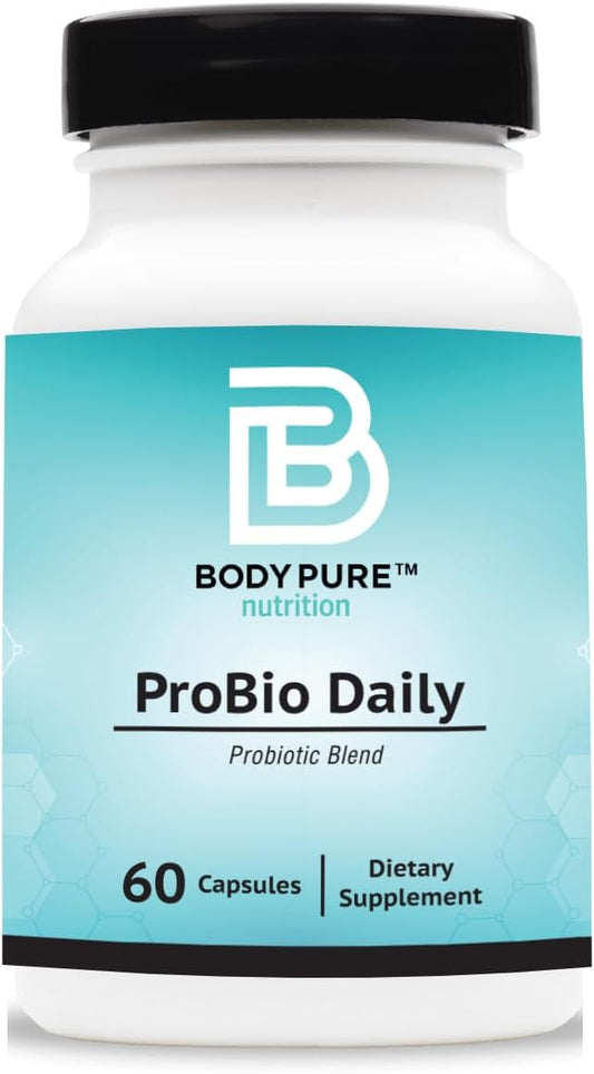 ProBio Daily Probiotic Blend for Gastrointestinal Balance, Digestive Health, and Weight Management - Gluten and Dairy Free - 60-Day Supply