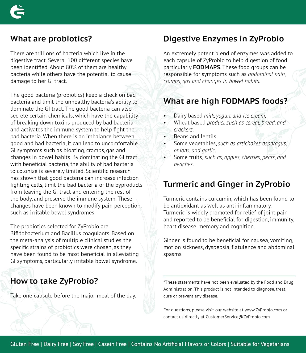 Probiotic Supplement for Gut Health: ZyProbio for Digestive Support & Immune System Boost