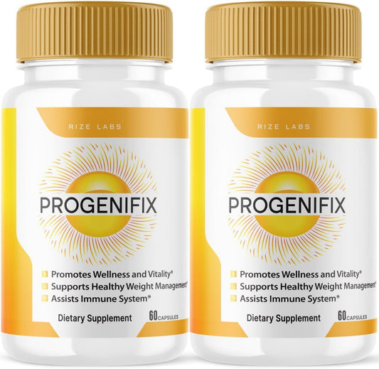 Progenifix  Slimming Formula  Supplement (2 Pack) for Total Body Wellness and Healthy Lifestyle - 120 Capsules