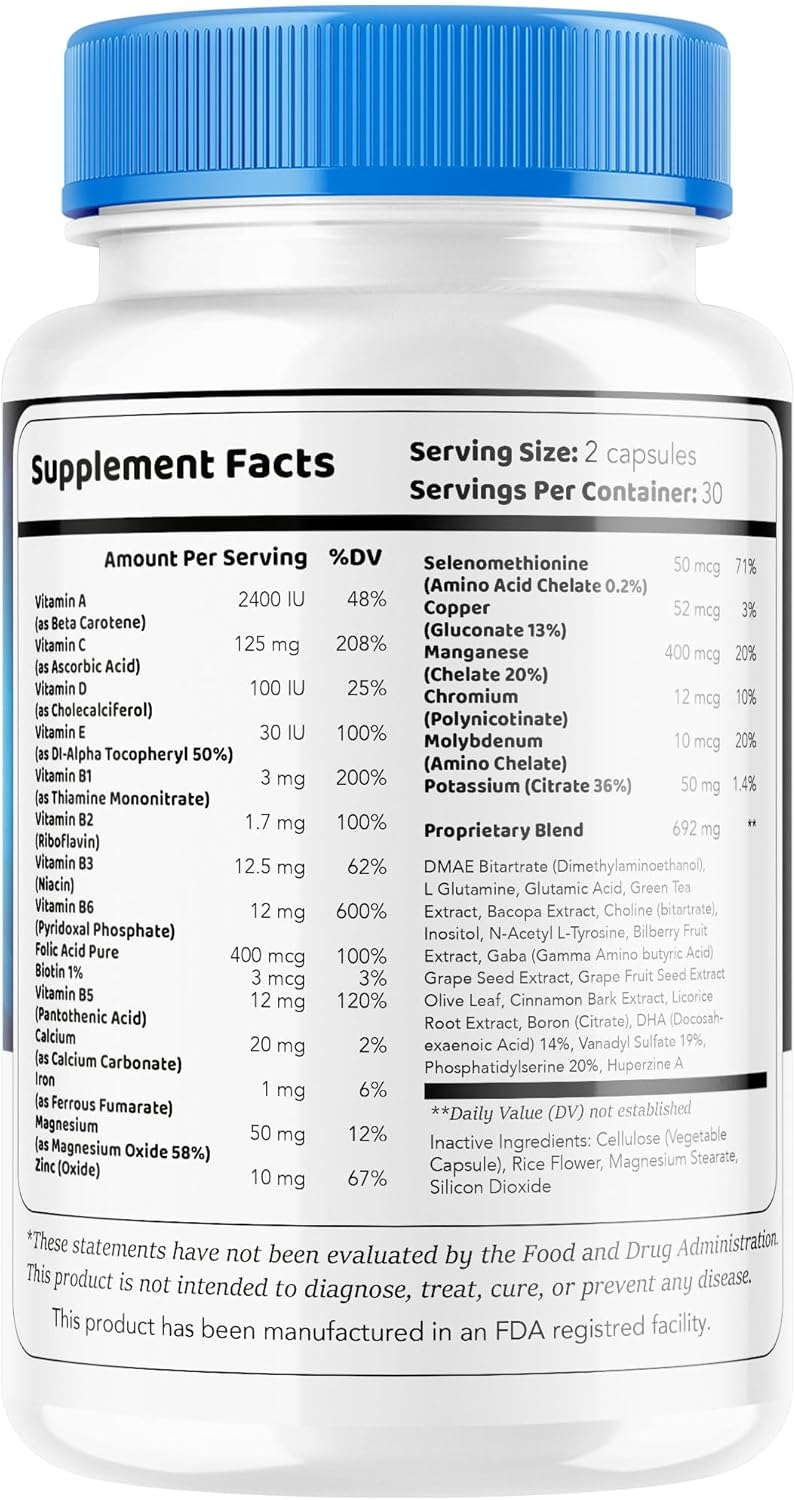 Pronerve 6 Advanced Formula Capsules - Nerve Health Support Supplement - 60 Pills for 1 Month