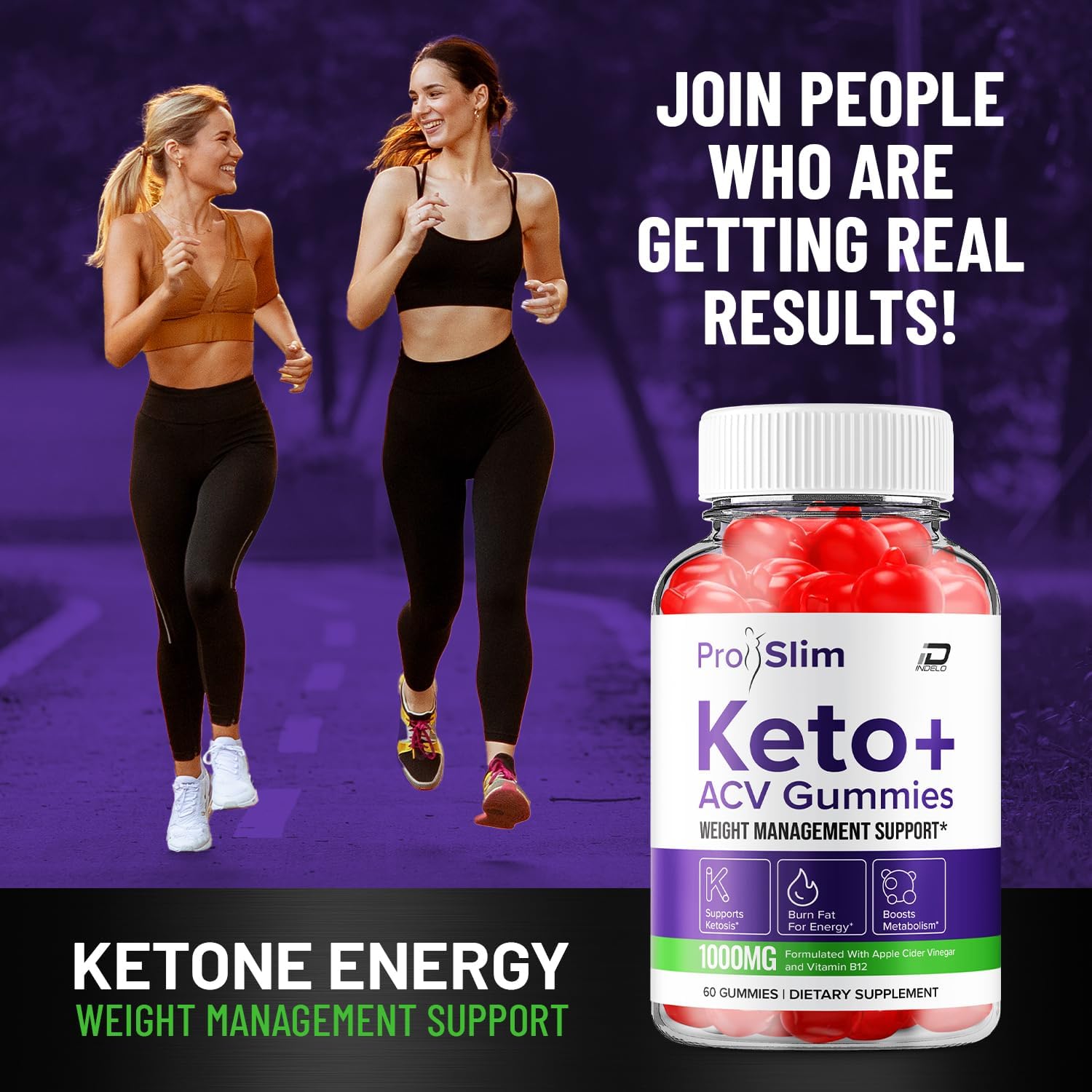 ProSlim Keto ACV Gummies: Advanced Fast-Acting Formula with B12 - Extra Strength Pro Slim Keto + ACV Gummies - 3 Pack (180 Gummies)